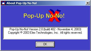 About Pop-Up No-No!
